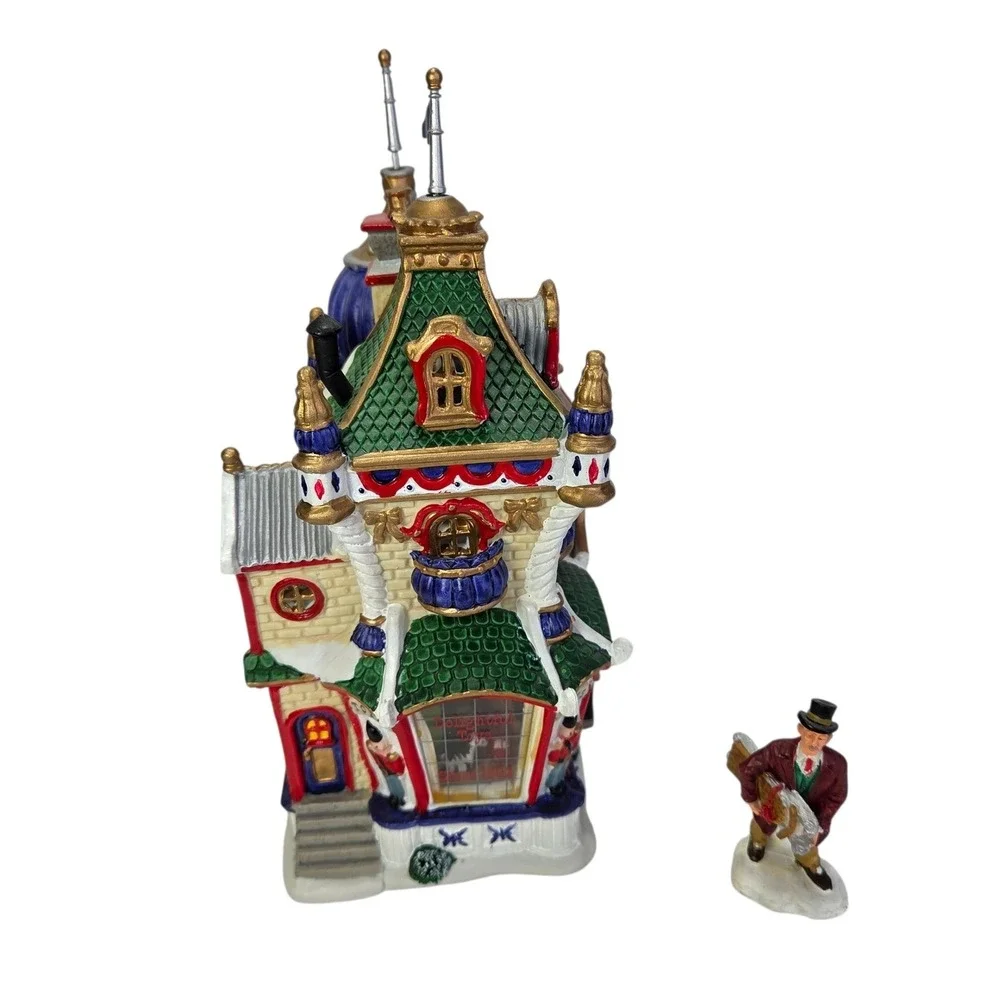 Lemax Toy Baron Christmas Village Lighted Figurine Club Members Box Read